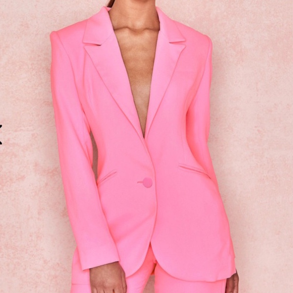 House of CB Gabri Pink Tailored Blazer - L